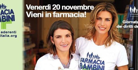 Raccolta farmaci e prodotti per bambini alla farmacia all’Adriatico