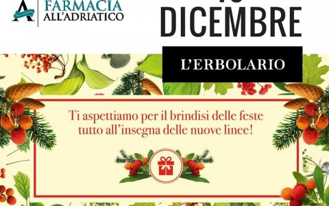 Il 16 dicembre brinda con l’erbolaio!