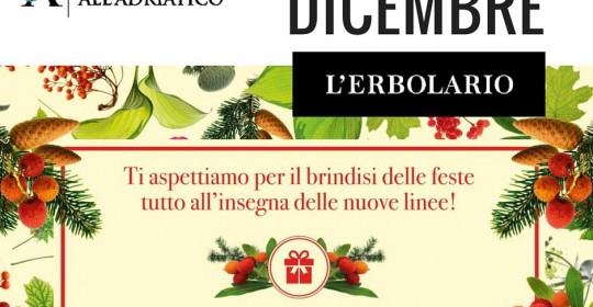 Il 16 dicembre brinda con l’erbolaio!